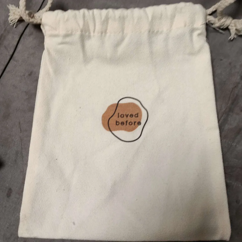 JELLYCAT RED HEART PLUSH WITH LOVED BEFORE DRAWSTRING BAG 