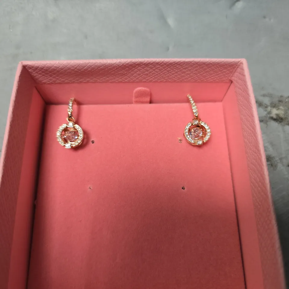 BOXED SWAROVSKI SPARKLING DANCE PIERCED EARRINGS 
