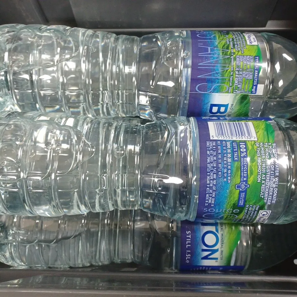 APPROXIMATELY 6 BUXTON STILL WATER BOTTLES (1.5L) - COLLECTION ONLY