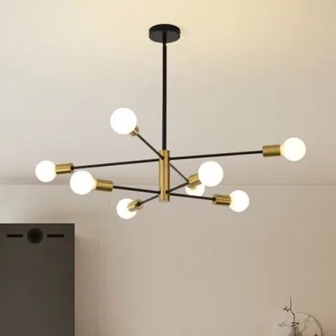 BOXED CORBYN 8-LIGHT SPUTNIK CHANDELIER