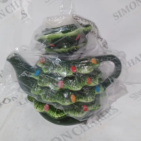 BOXED MR NOST TREE TEAPOT 