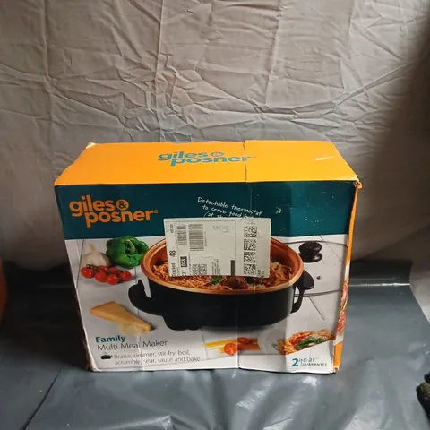 GILES AND POSNER FAMILY MULTI MEAL MAKER