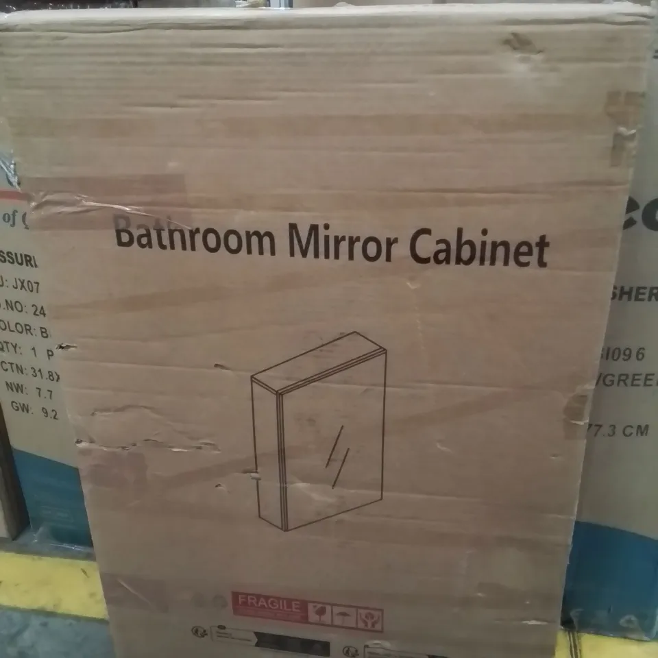 BOXED BATHROOM MIRROR CABINET 