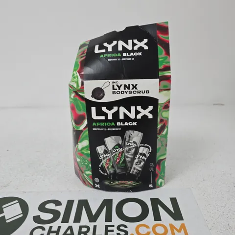 LYNX AFRICA BLACK BODY SCRUB GIFT SET