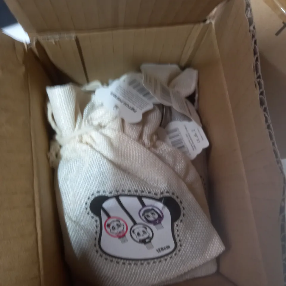 BOX OF APPROXIMATELY 15 3IN1 PANDA CHARGERS 