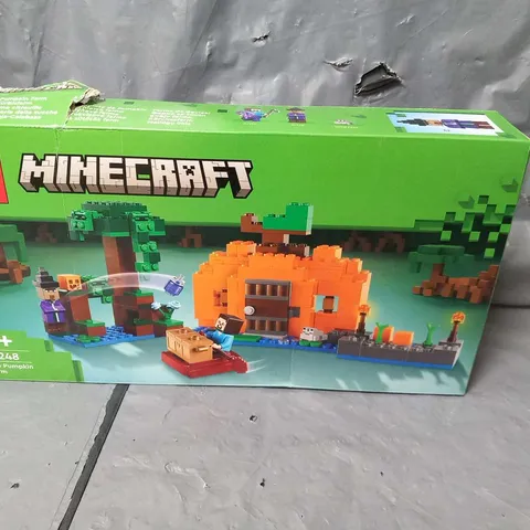 BOXED LEGO MINECRAFT THE PUMPKIN FARM 21248