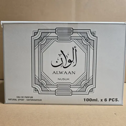 ALWAAN NUSUK EAU DE PARFUM 6 X 100ML FRAGRANCE SET