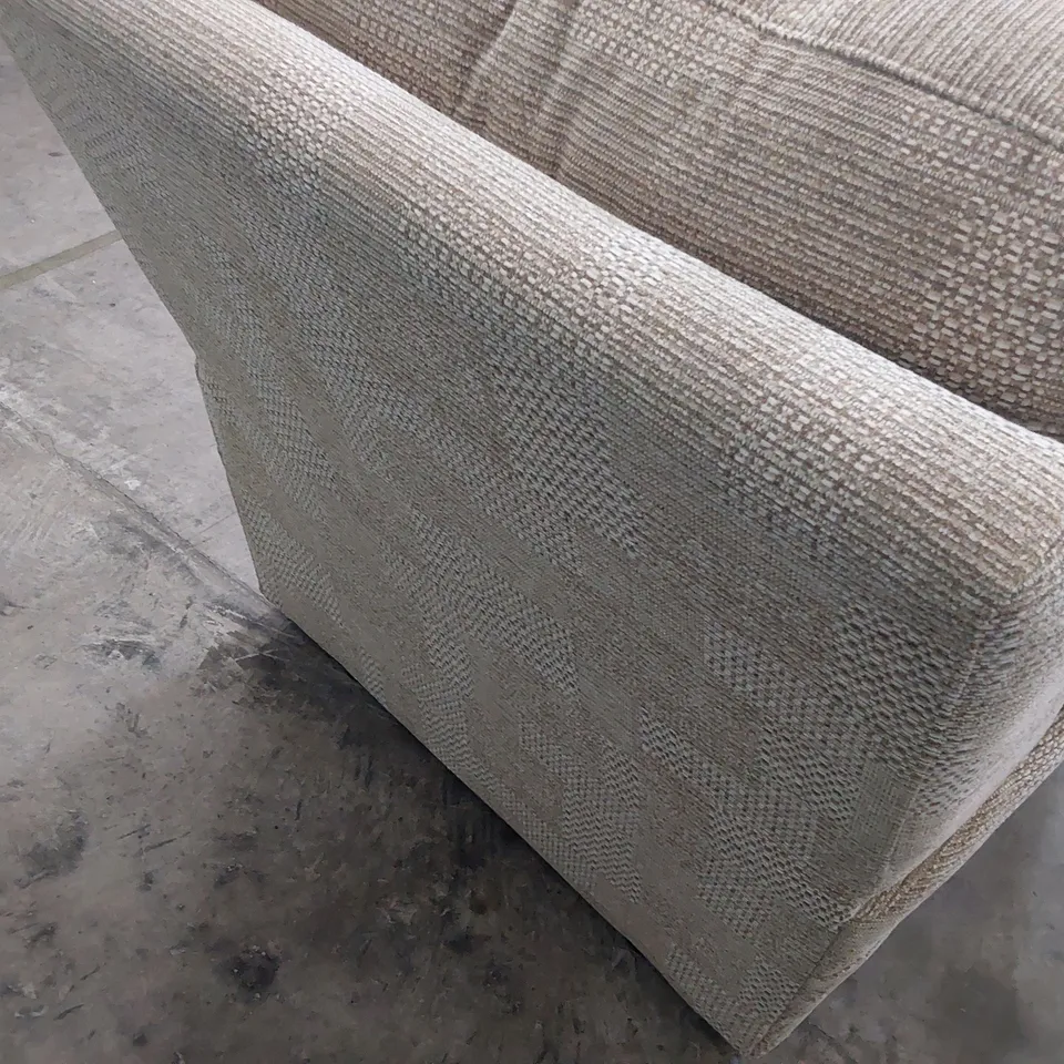 QUALITY BRITISH DESIGNER G PLAN SEATTLE ARMCHAIR FARO SAND FABRIC 