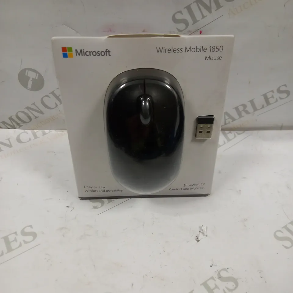 MICROSOFT WIRELESS MOBILE 1850 MOUSE 