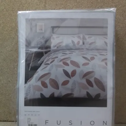 BRAND NEW FUSION KINGSIZE DUVET SET - TAZIO SPICE 