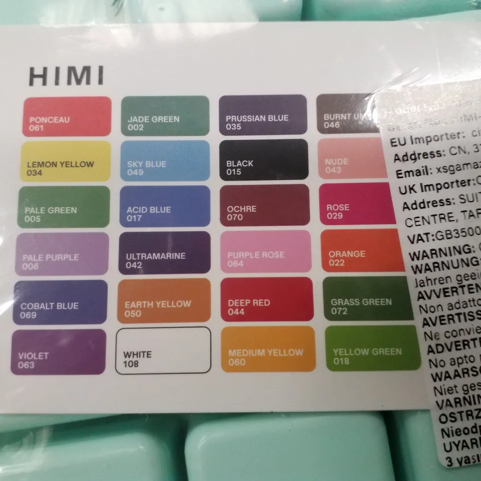 HIMI GOUACHE 24 COLOUR PAINTS SET