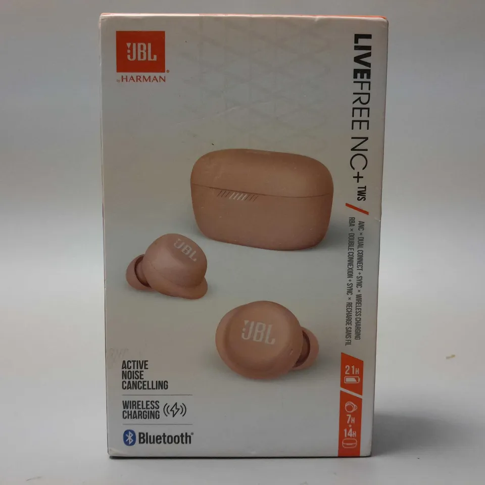 BOXED JBL LIVEFREE NC+ ACTIVE NOISE CANCELLING EARBUDS