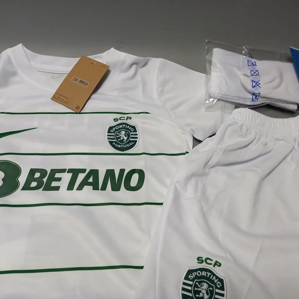 NIKE SPORTING PORTUGAL FOOTBALL CLUB SHIRT - LEO 4 - SIZE 20