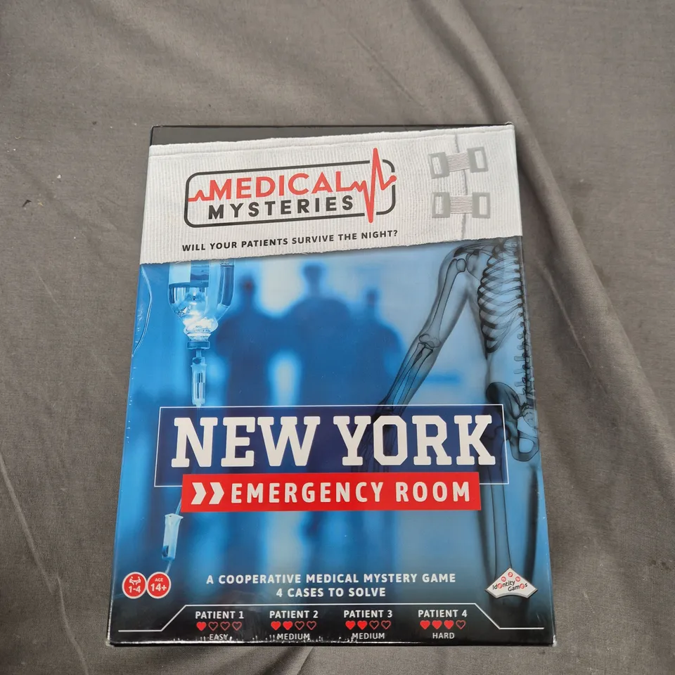 MEDICAL MYSTERIES NEW YORK EMERGENCY ROOM GAME 