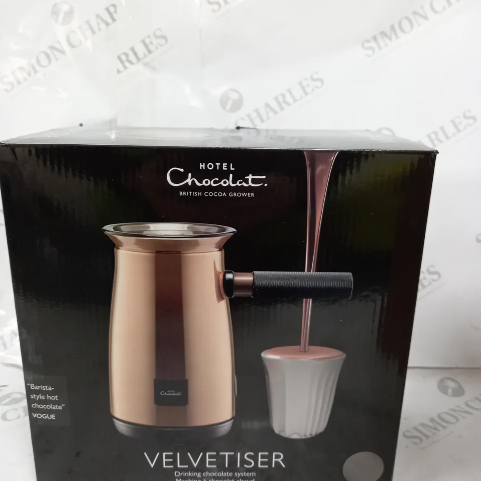 HOTEL CHOCOLAT FELVETISER DRINKING CHOCOLATE MACHINE GREY RRP £124.99