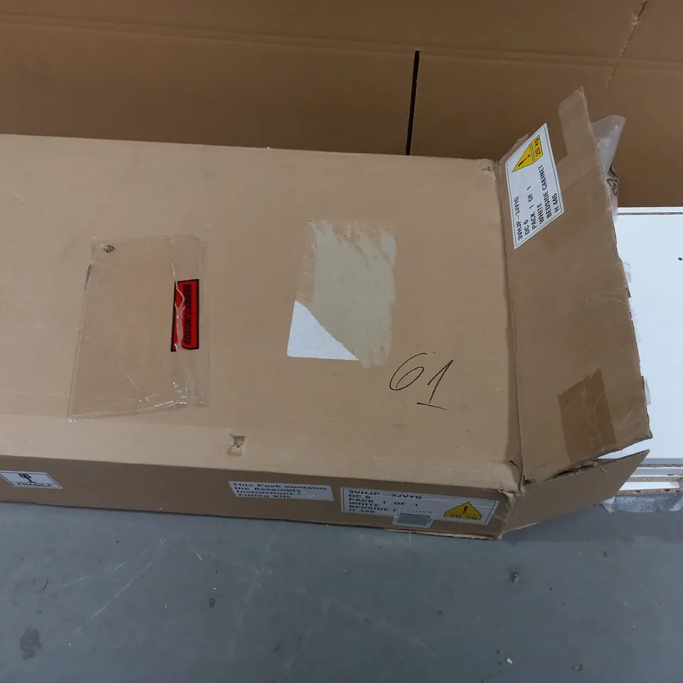 PRAGUE MIRROR 3 DRAWER BEDSIDE TABLE  RRP £109.99