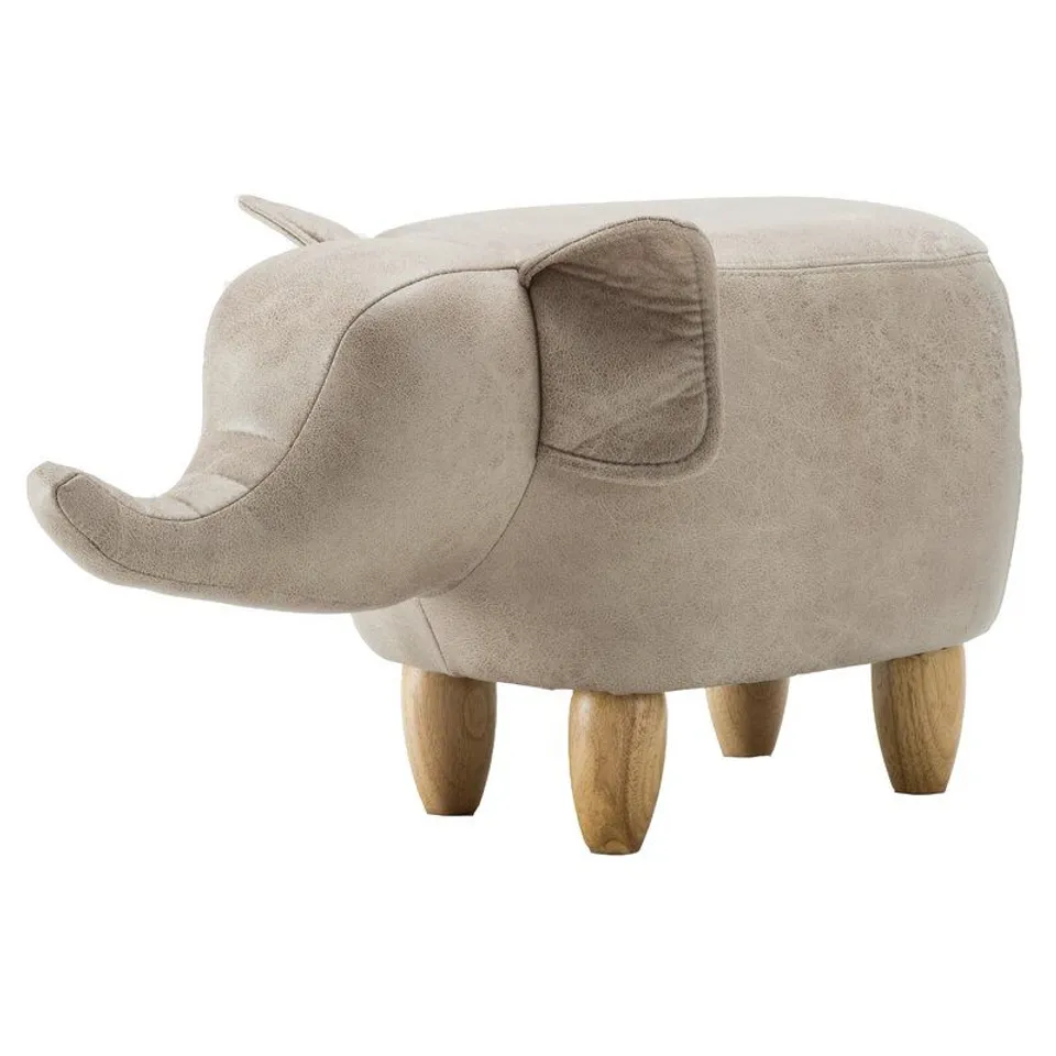ELEPHANT FOOTSTOOL