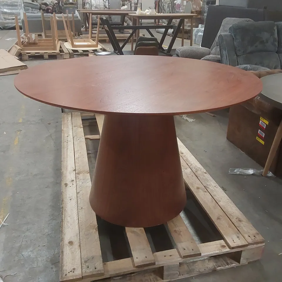 DESIGNER ROUND SOLID WOOD DINING TABLE