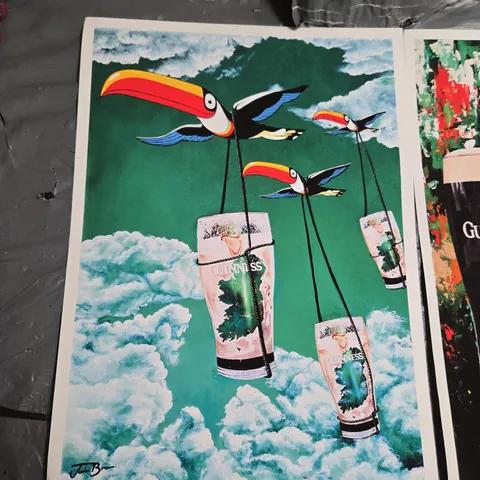 Jordan Breen Art Posters – A Taste of Home & Guinness Prints (Set of 2)