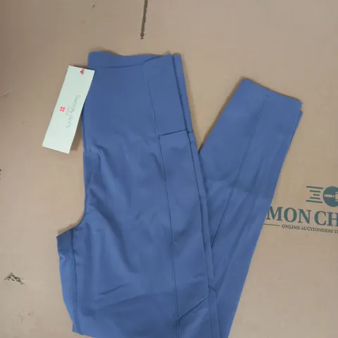 SWEATY BETTY POWER ULTRASCULPT HIGH WAIST 7/8 WORKOUT LEGGINGS IN ENDLESS BLUE SIZE S