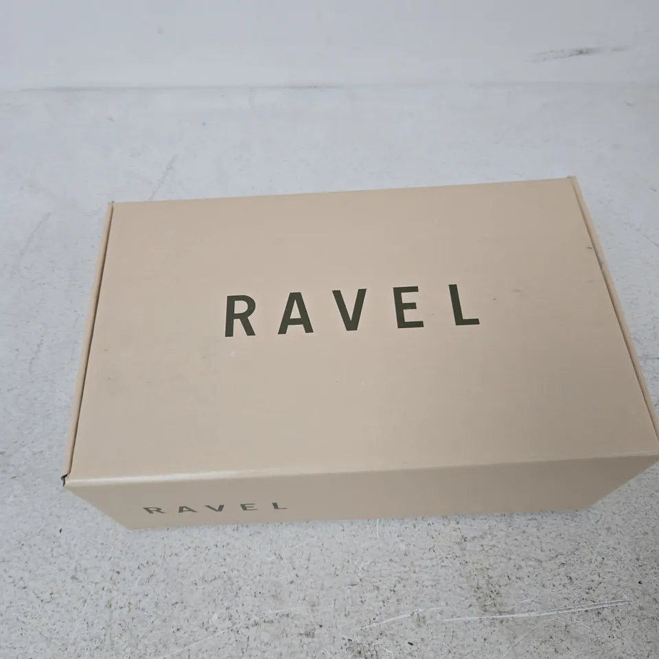 RAVEL SALTON SANDALS – KHAKI SUEDE, UK 3 (EUR 36) – BOXED