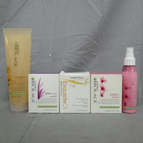 BOX OF APPROXIMATELY 10 ASSORTED MATRIX BIOLAGE COSMETIC ITEMS - COLLECTION ONLY