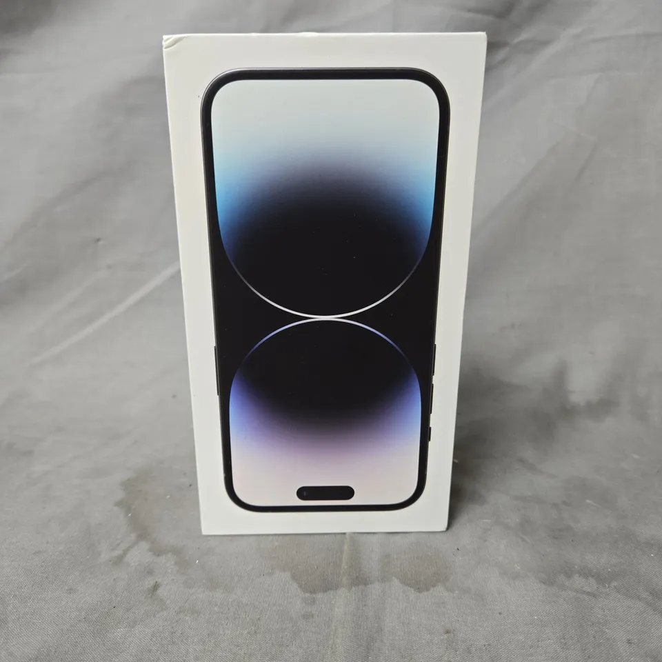 APPLE IPHONE 14 PRO – DAMAGED WITH CRACKED FRONT AND BACK, WITH ORIGINAL BOX