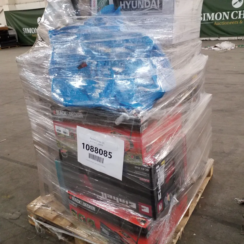 PALLET OF APPROXIMATELY 27 UNPROCESSED RAW RETURN HOUSEHOLD AND ELECTRICAL GOODS TO INCLUDE;
