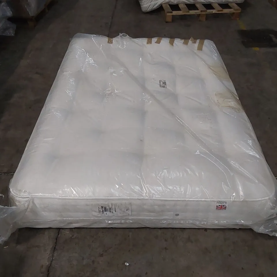 QUALITY BAGGED ASPIRE HEYFORD ORTHO 135CM DOUBLE MATTRESS 