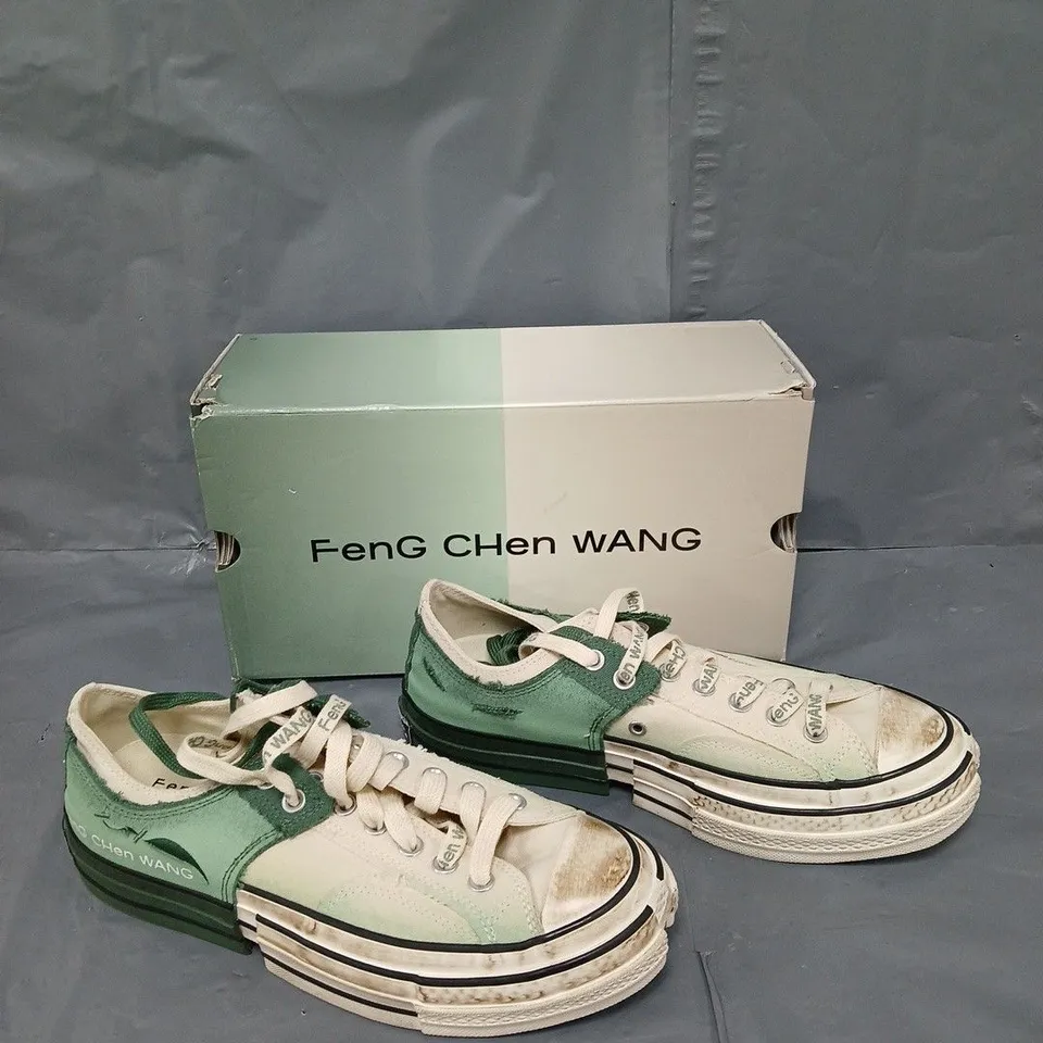 BOXED PAIR OF CONVERSE X FENG CHEN WANG CHUCK 70 2-IN-1 OX UK 9
