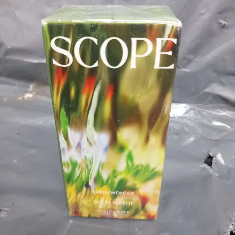 BOXED AND SEALED SCOPE EARTH WONDER EAU DE TOILETTE ORIFLAME 50ML