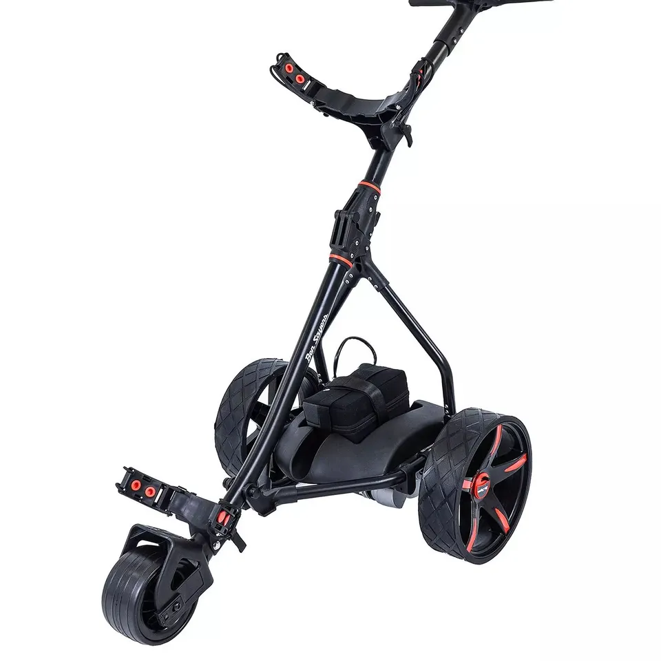 BEN SAYERS 18-HOLE LITHIUM BATTERY ELECTRIC TROLLEY - BLACK/RED - COLLECTION ONLY RRP £449.99