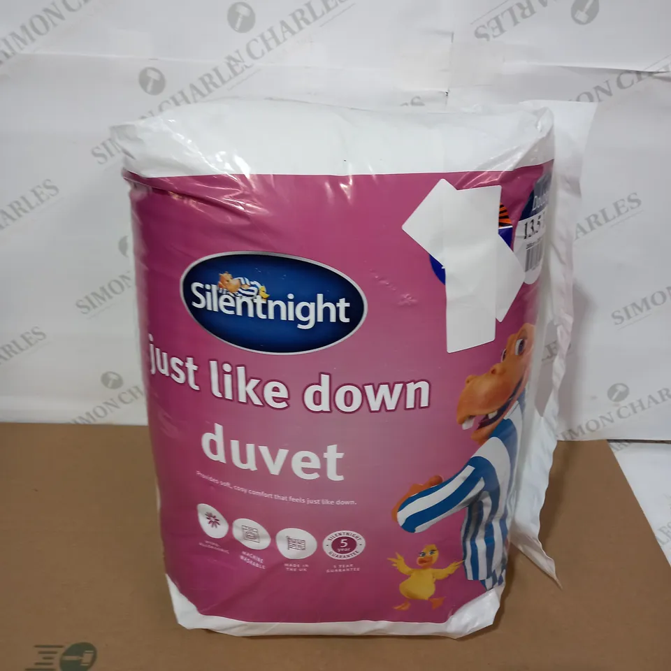 BAGGED SILENT NIGHT JUST LIKE DOWN DOUBLE 13.5 TOP DUVET