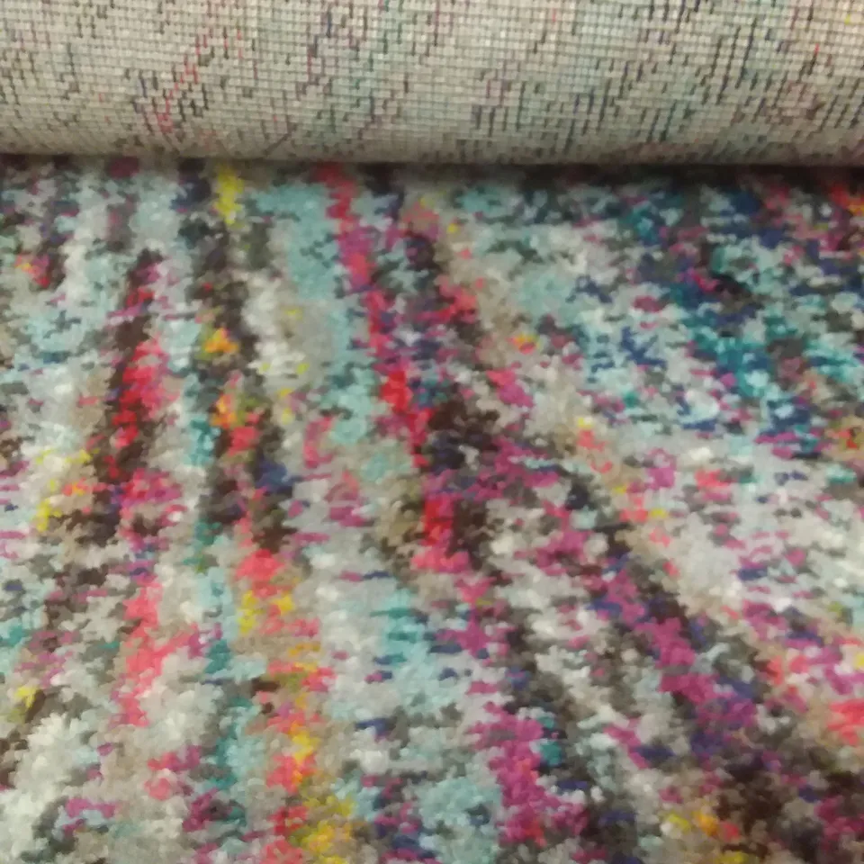 LUCIA TUFTED RED BLUE RUG - 160 X 230CM