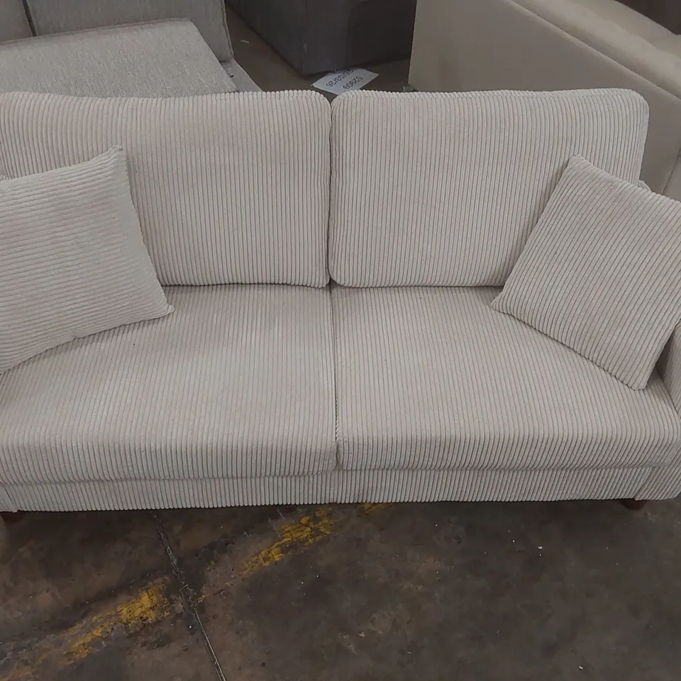 QUALITY DESIGNER FABRIC UPHOLSTERED 3 SEATER SOFA