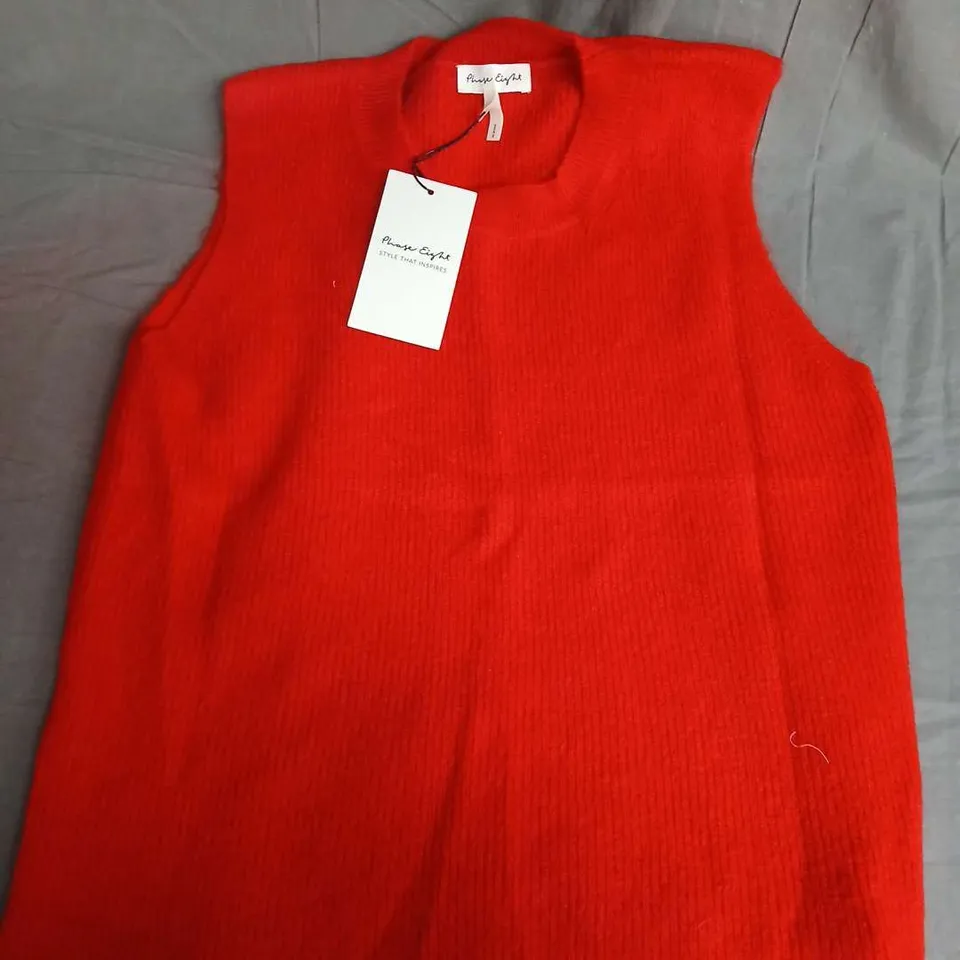 PHASE EIGHT DANIELLA MOHAIR TANK IN RED - MEDIUM