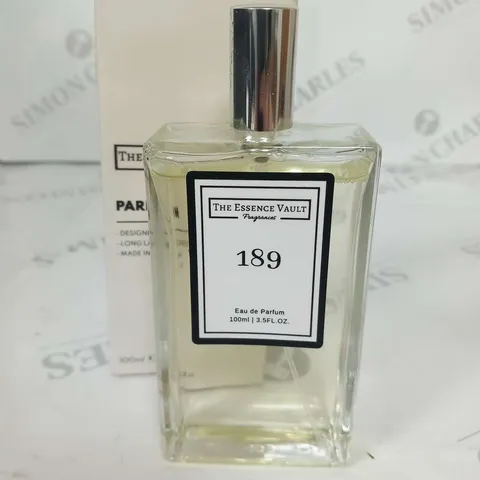 BOXED THE ESSENCE VAULT FRAGRANCES PARFUM NO 189 100ML