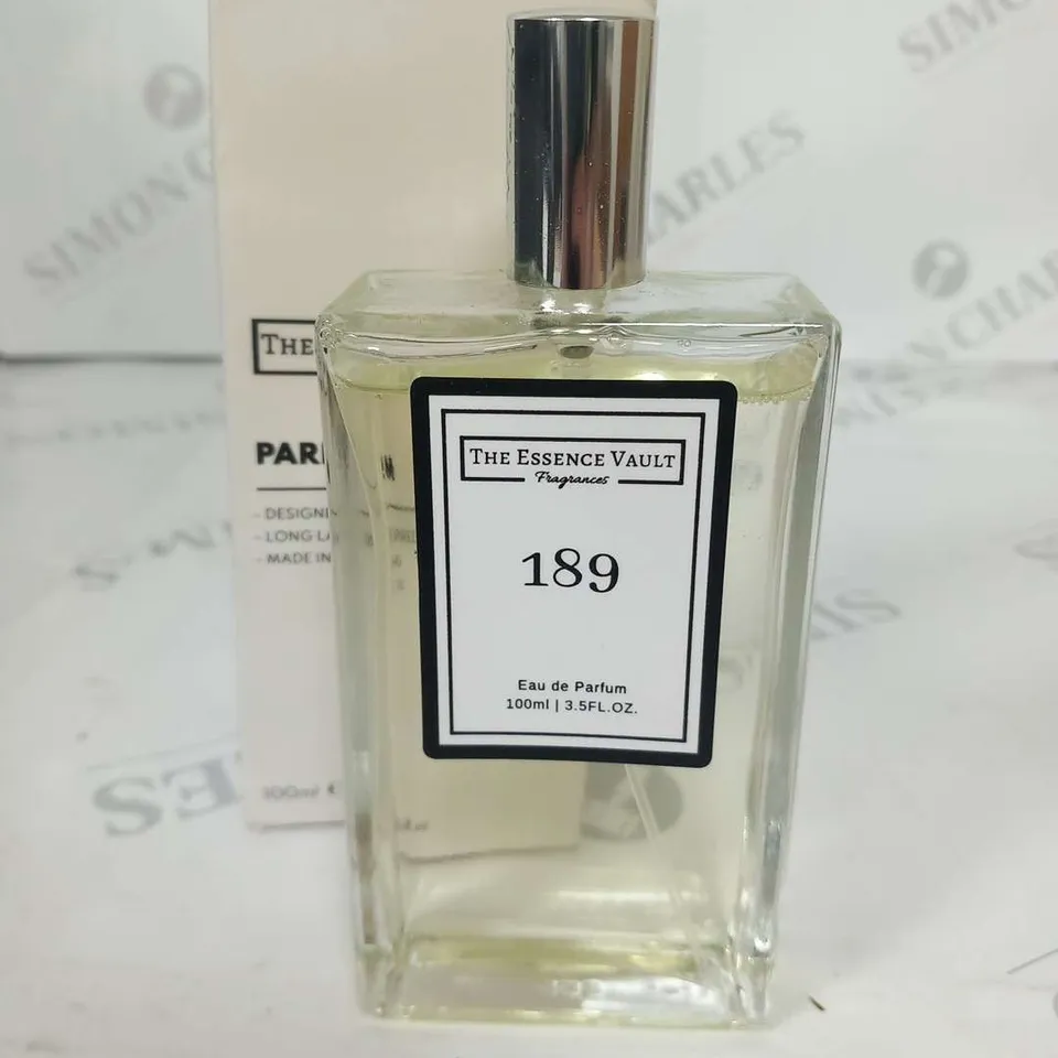 BOXED THE ESSENCE VAULT FRAGRANCES PARFUM NO 189 100ML