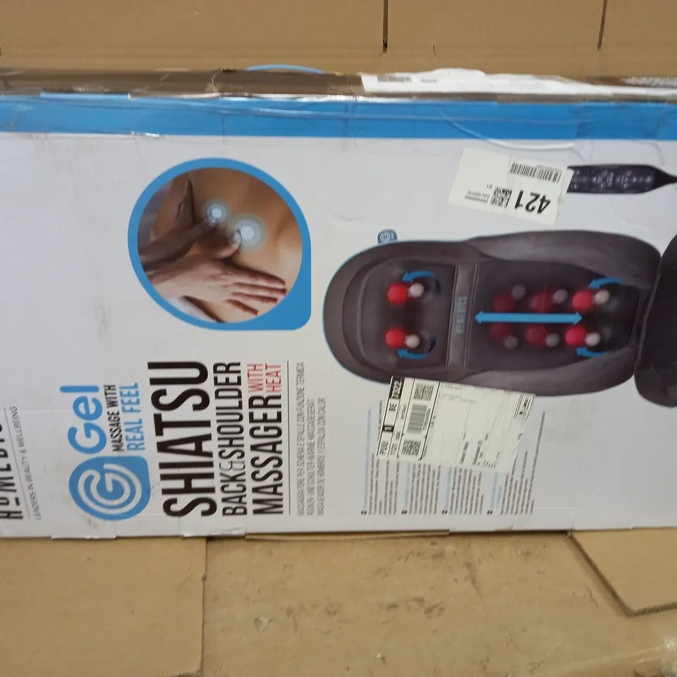 HOMEDICS SHIATSU BACK&SHOULDER MASSAGER WITH HEAT