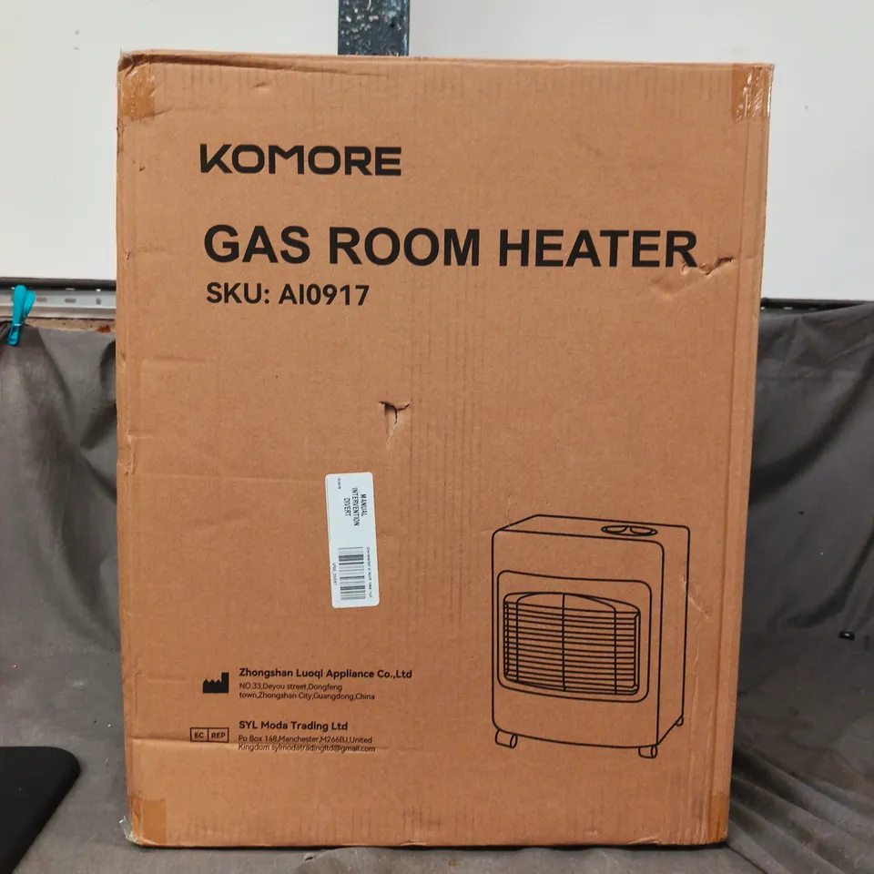 KOMORE GAS ROOM HEATER – 4.2 KW, BOXED, SKU AI0917 