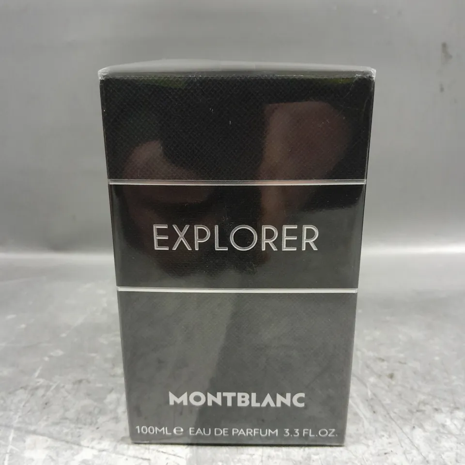 BOXED AND SEALED MONT BLANC EXPLORER EAU DE PARFUM 100ML