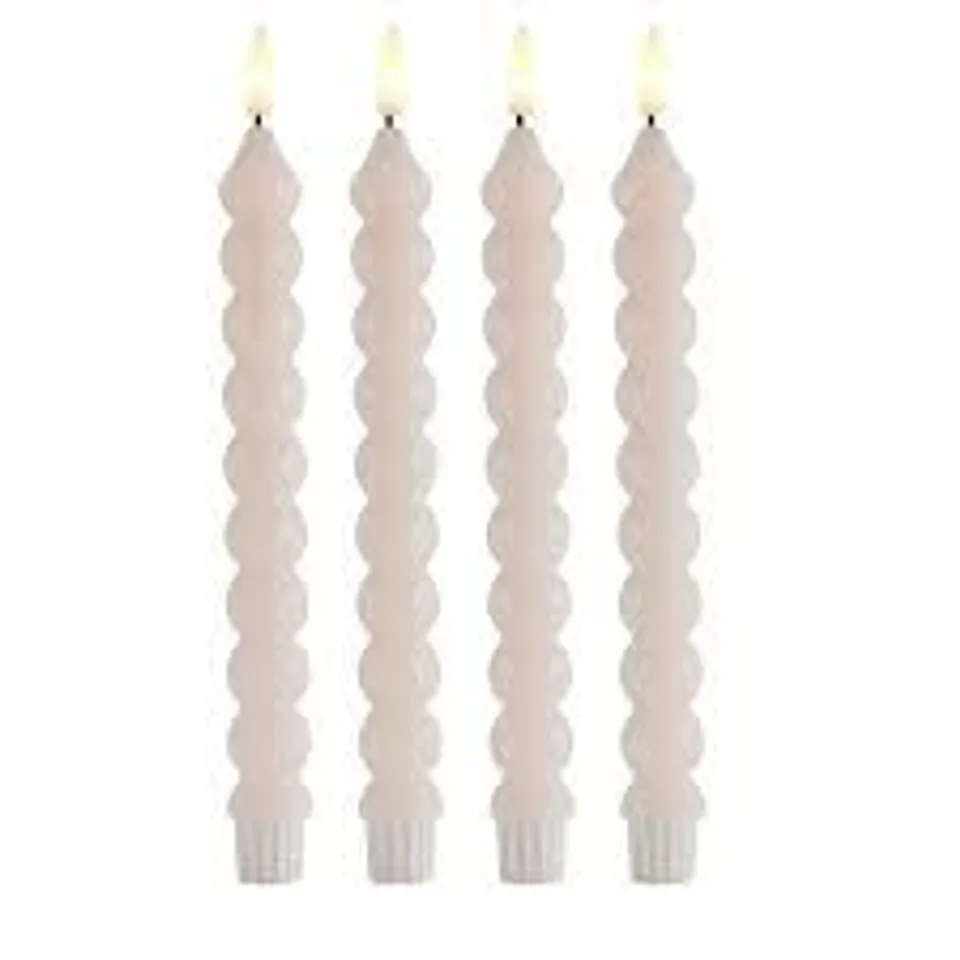 BUNDLEBERRY BY AMANDA HOLDEN SET OF 4 FLAMELESS LED CANDLES