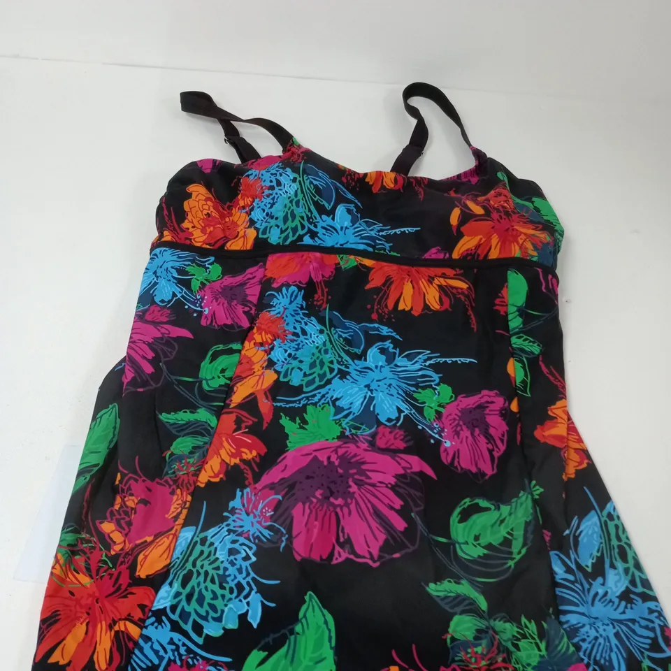 BONPRIX WOMEN'S FLORAL PRINT SUNDRESS WITH STRAPS, UK 24