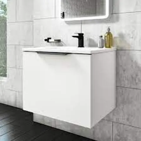 BOXED BRAND NEW SION MATT WHITE 900MM VANITY UNIT 