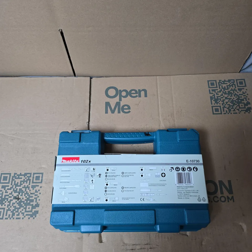 MAKITA 102X TOOLKIT IN BLUE PLASTIC CASE (E-10730)