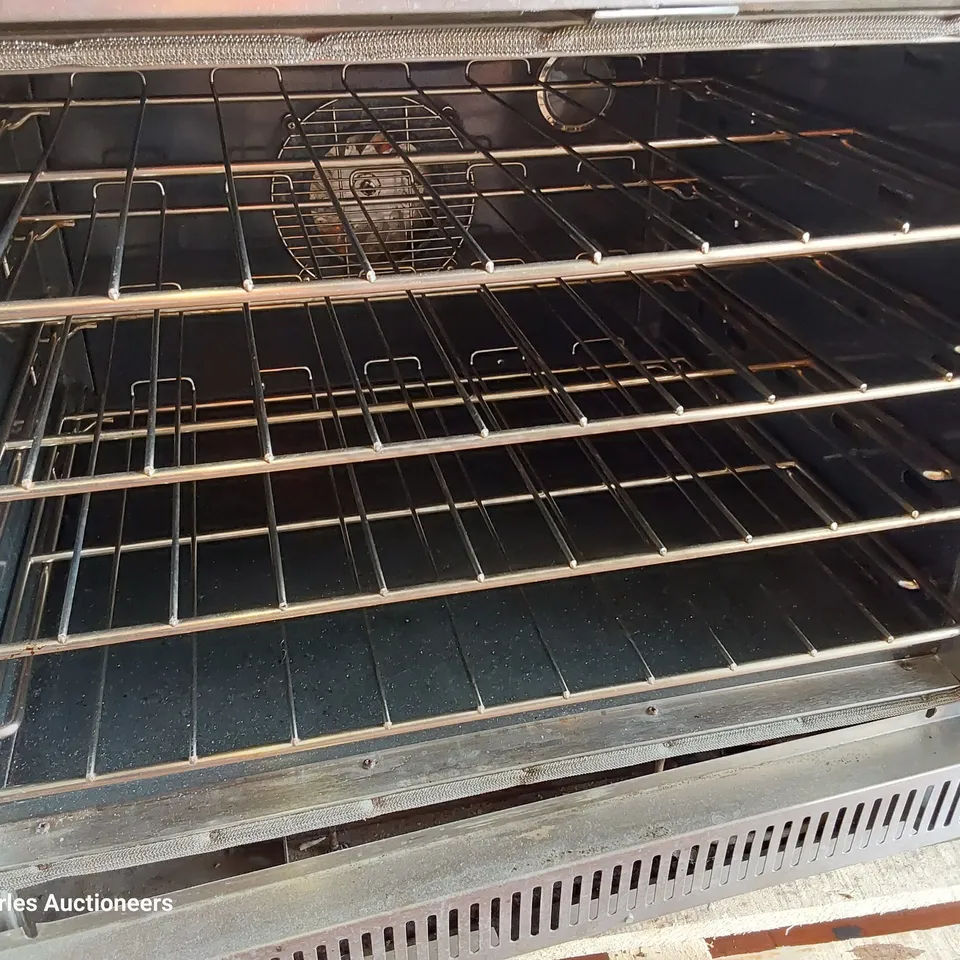 FALCON GAS FIRED 6 BURNER RANGE WITH DOUBLE DOOR OVEN Model GFKE