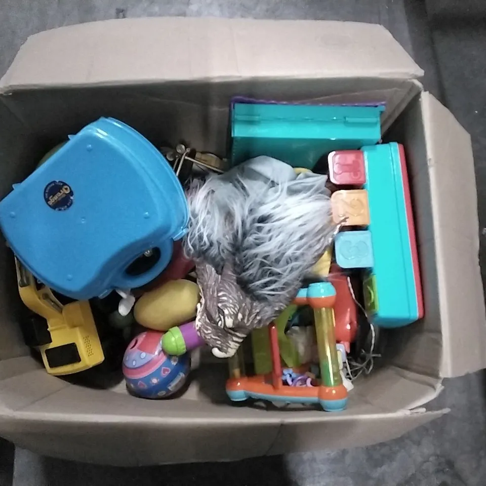 BOX CONTAINING CHILDREN'S TOY'S