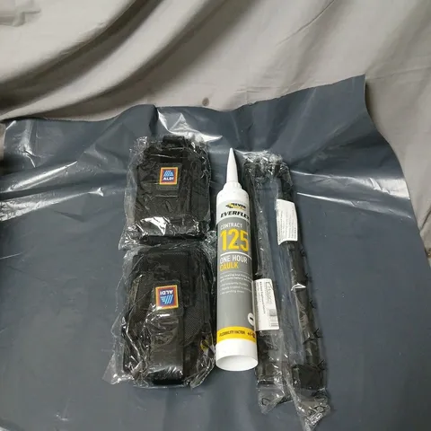 APPROXIMATELY 18 ASSORTED HOUSEHOLD ITEMS TO INCLUDE KITCHEN CUPBOARD HANDLES, ONE HOUR CAULK ETC