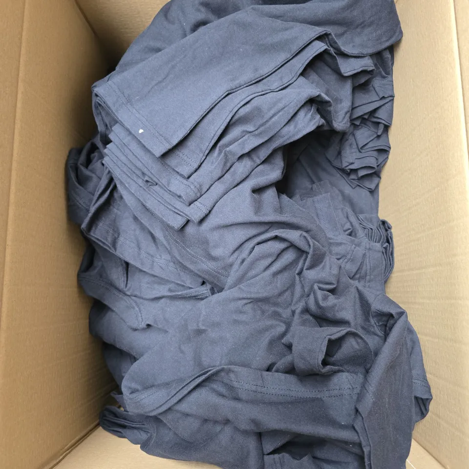 BOX OF APPROX 30 STANCE CREW TSHIRTS IN BLACK - VARIOUS SIZES