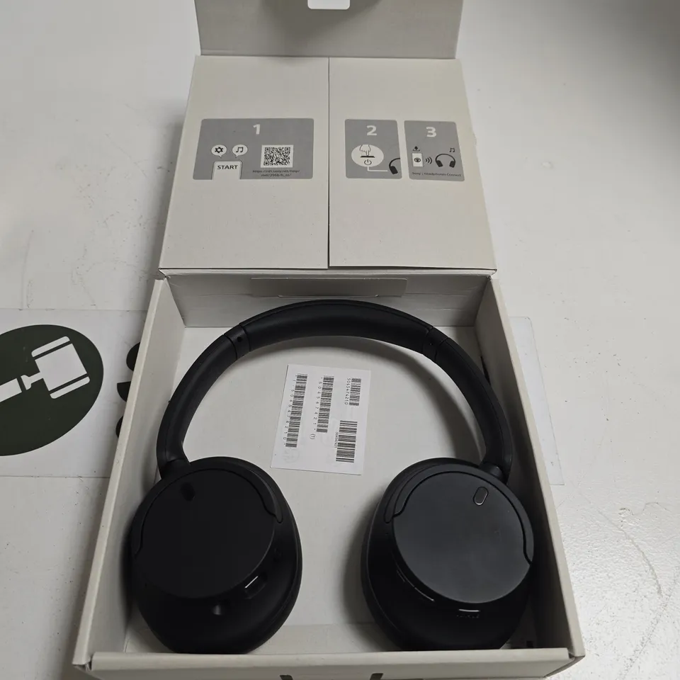SONY HEADPHONES – OVER-EAR, BLACK, WIRELESS
